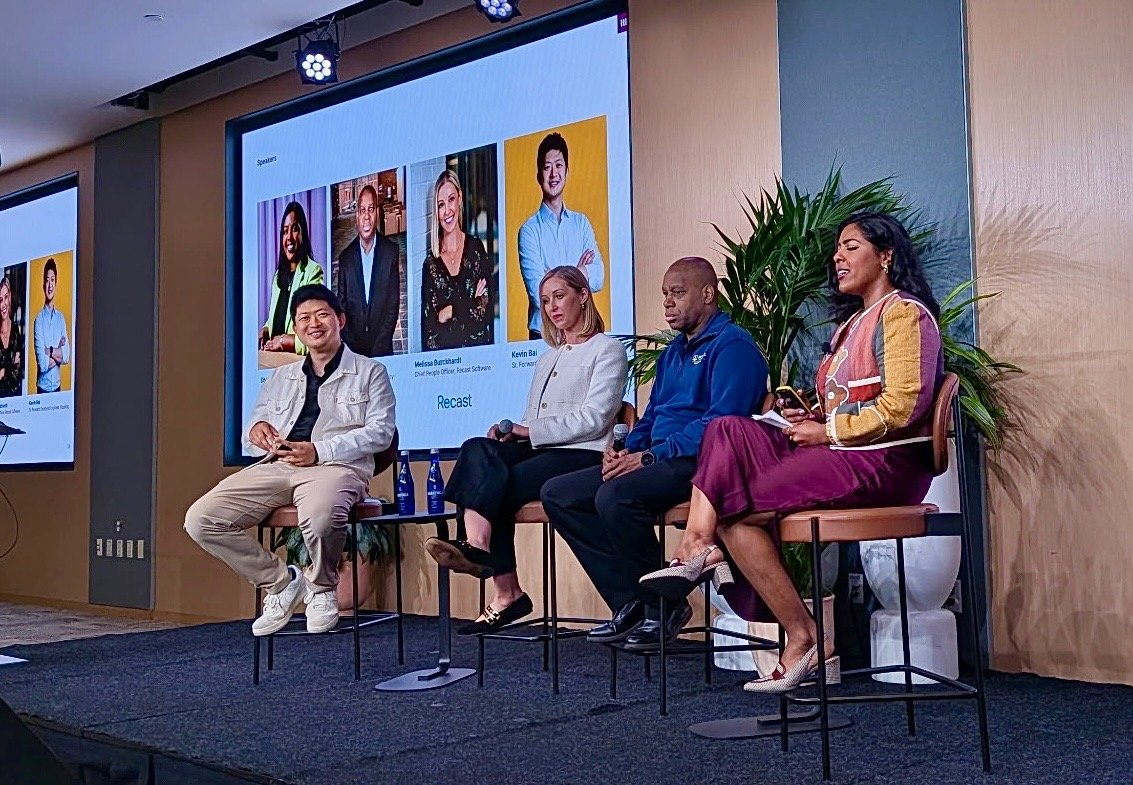 The Rippling on the Road panel on stage